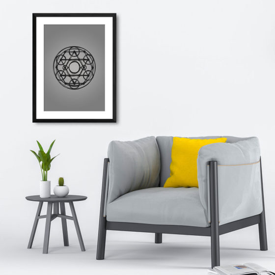 Abstract Sacred Geometry Drawing - Image 4