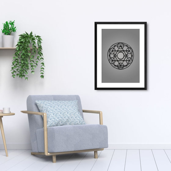 Abstract Sacred Geometry Drawing - Image 5