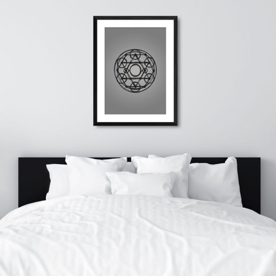 Abstract Sacred Geometry Drawing - Image 6